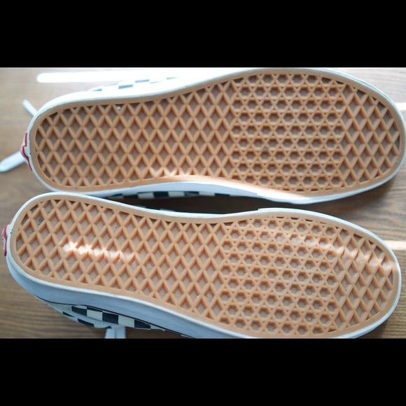 White Checkered Vans - Picture 5 of 8